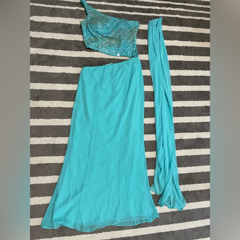 Teal Prom Dress
